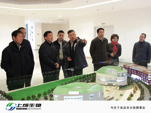 湖北省農業(yè)廳領導蒞臨上成生物