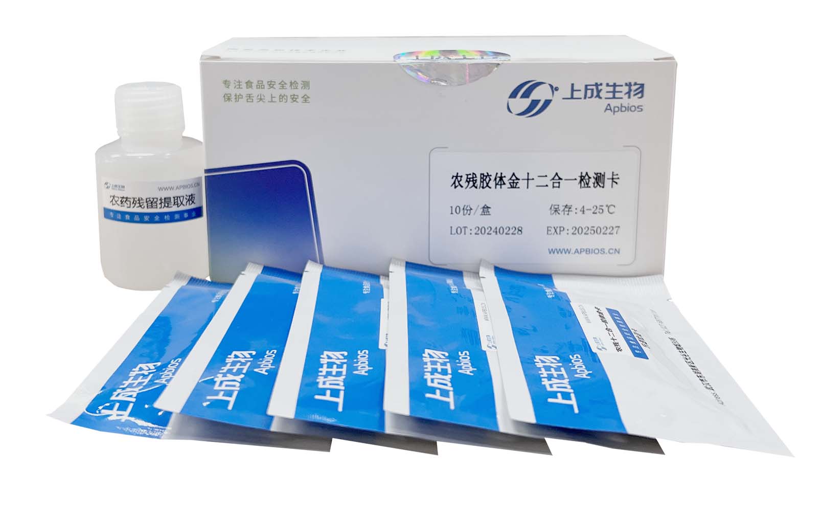 農(nóng)殘十二聯(lián)卡（克百威、滅多威、三唑磷、水胺硫磷、氟蟲(chóng)腈、甲氰菊酯、百菌清、阿維菌素、多菌靈、吡唑醚菌酯、滅蠅胺、氯蟲(chóng)苯甲酰胺）